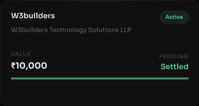 Every project. Every rupee. One view.