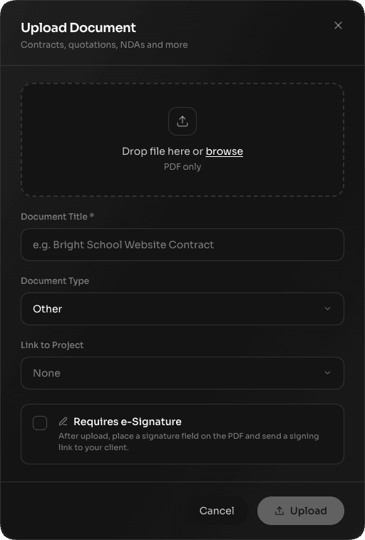 AOP Documents — eSignature